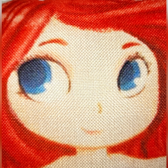 Princess Ariel Disney Pillow Beautiful Decor 20"x20" LOOK ❤️ - Picture 3 of 5